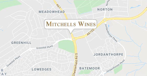 Mitchells Wine Location Map